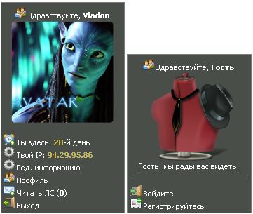 Мини профиль v.1 [by Vladon]