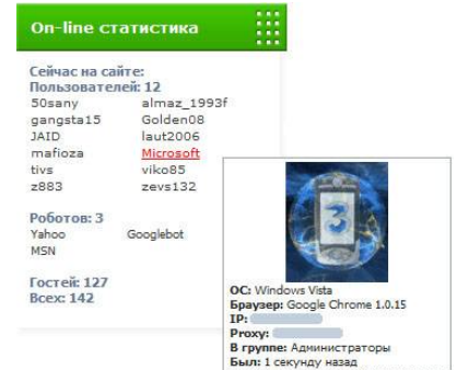 Блок Он-Лайн, версия 2.4 для Datalife Engine 9