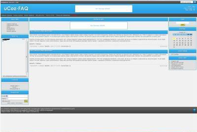 Оригинал шаблона uCoz-faq для uCoz + PSD Макет + конструктор бесплатно
