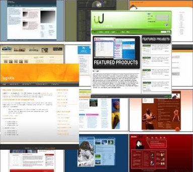 Шаблоны html+css DIV вертка (1035 html шаблона)